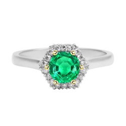 Certificato GIA Smeraldo Fine Anello Pietra Colorata 2 carati