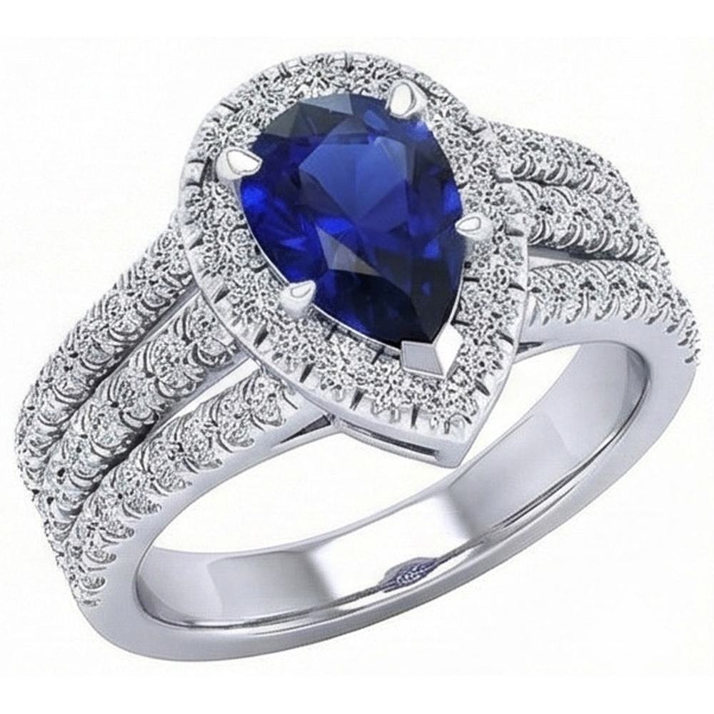 vero round diamante 5carati anello angolo laterale