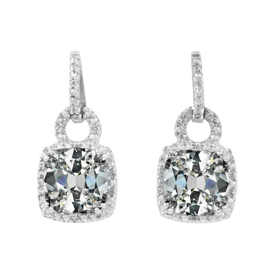Fine Diamante Fine Orecchini Pendenti 3,50 carati – vista principale