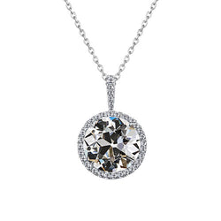 Abbagliante Brillante Halo 2,50 carati – Oro Bianco 14K