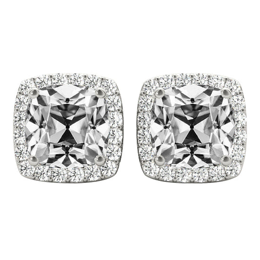 Diamante Orecchini 15 carati Oro 14 Carati Bianco – vista principale