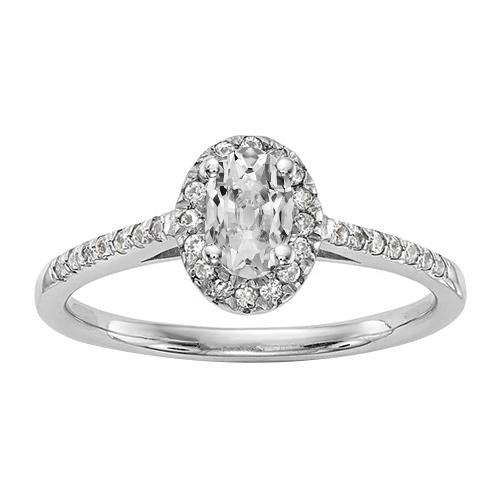 Halo Il Giro & Oval Old Mine Cut Vero Diamante Ring Con Accenti 3,50 Carati