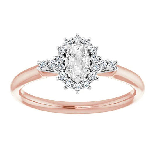 Luminoso Diamante Fine Anello di Fidanzamento Halo 2,15 carati – vista principale