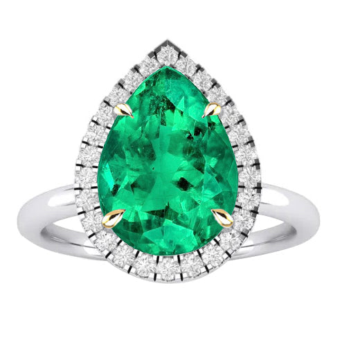 Squisito Anello con Pietra Preziosa 3 carati – vista principale