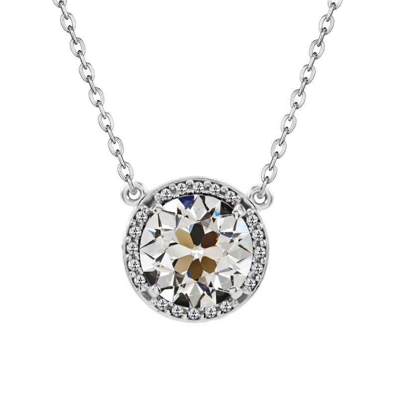 Halo Oro Bianco 14K con Diamante Fine – vista principale
