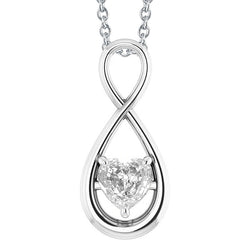 Scintillante Collana Pendente con Brillante Taglio Old Mine