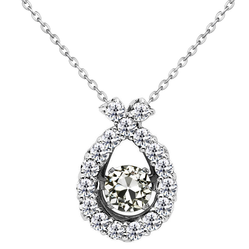 Realizzato a mano Collana Pendente 1,50 carati – vista principale