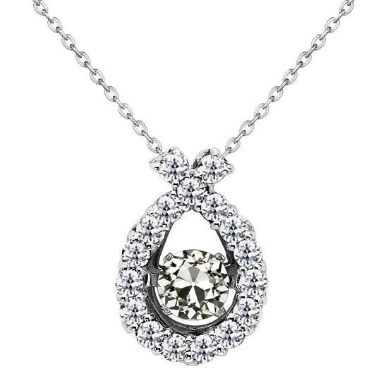 Realizzato a mano Collana Pendente 1,50 carati – vista principale