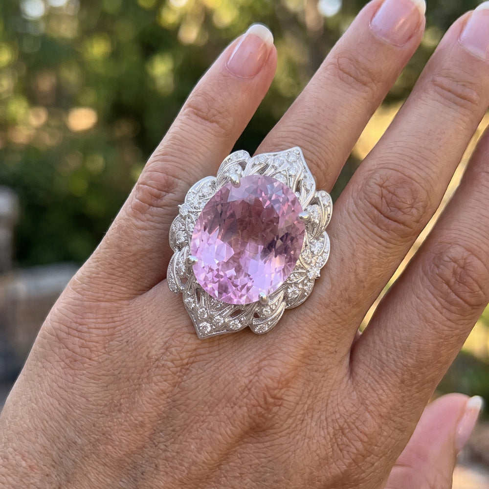 Kunzite Ring