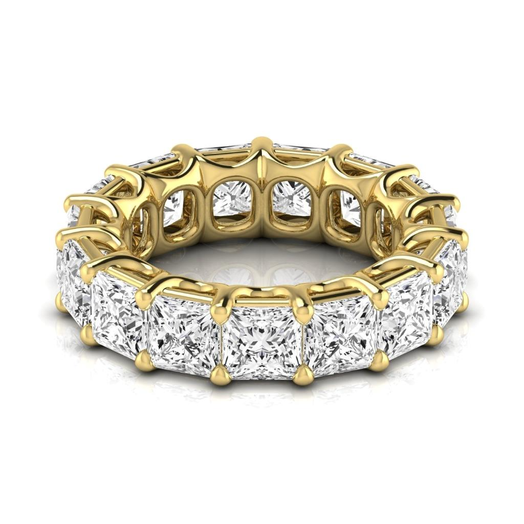 Brillante Eternity Band 11,25 carati Oro Giallo 14K – vista frontale