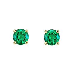 Smeraldo Colombiano Certificato GIA Gemstone Earring – 1 carati