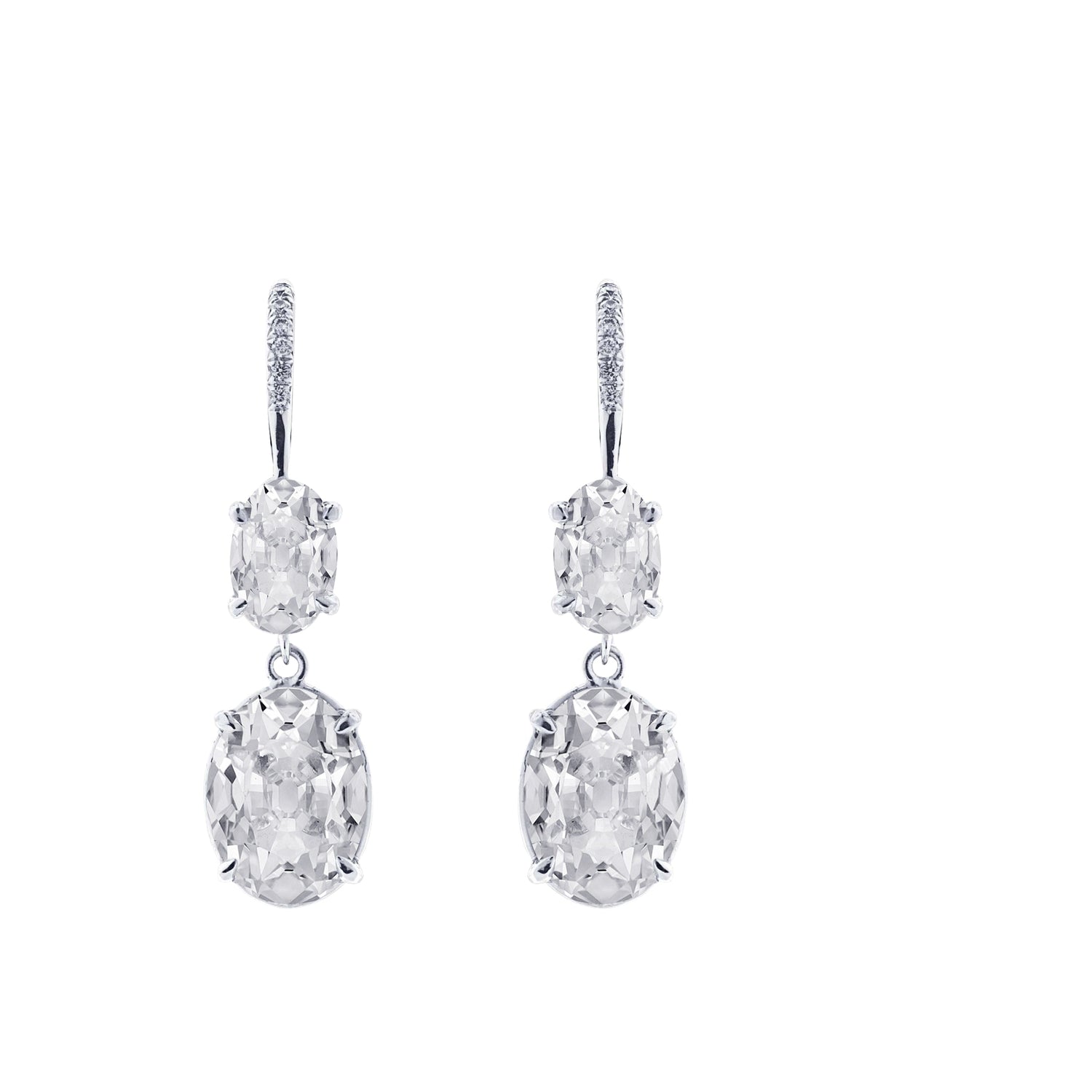 Scintillante Diamante Fine Orecchini 1,50 carati – vista principale