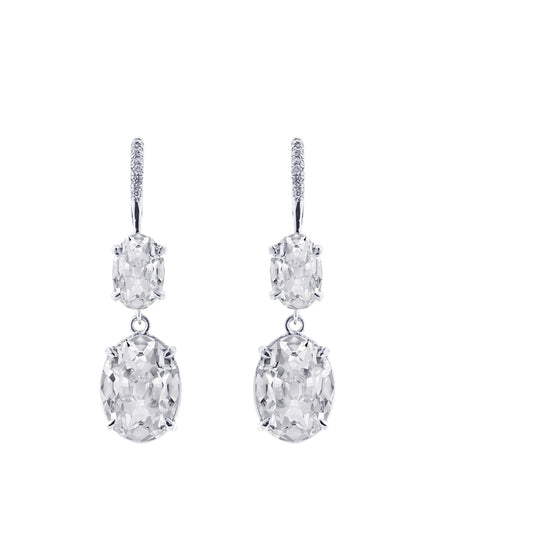 Scintillante Diamante Fine Orecchini 1,50 carati – vista principale