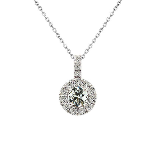 Diamante Fine Halo 2-carati Oro Bianco 14K – vista principale