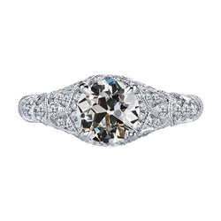 Diamante Anello Nuziale 2 carati F/VS1 – Oro Bianco 14K