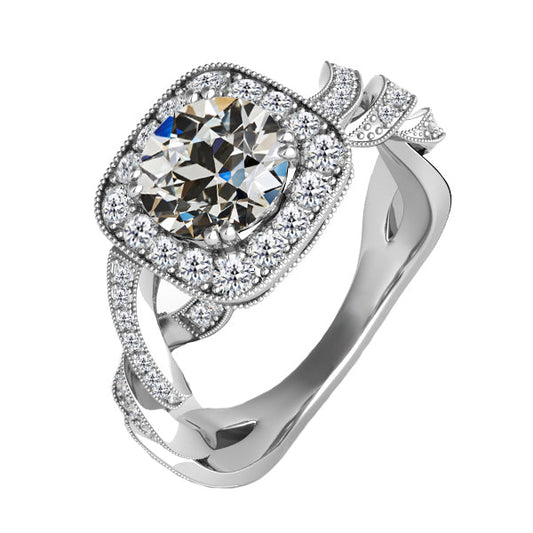 Premium Anello di Fidanzamento Halo 3,50 carati – vista principale