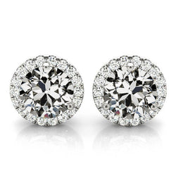 Diamante Orecchini a Lobo 7,50 carati F/VS1 – Oro Bianco 14K