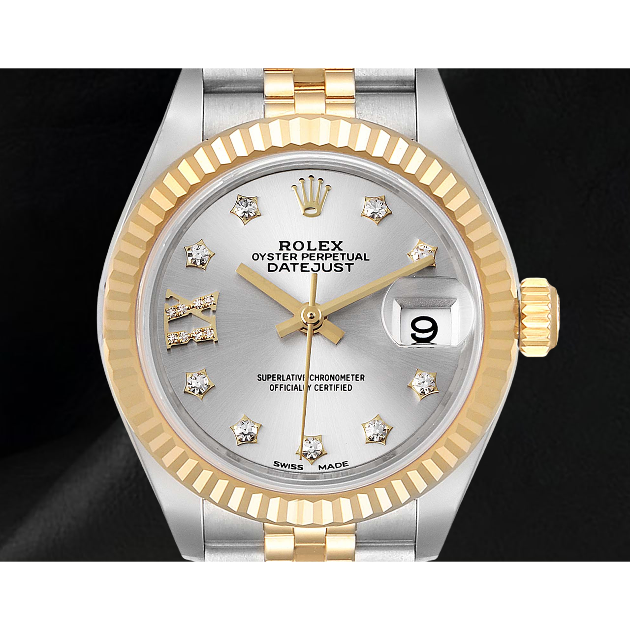 Orologio Rolex Lady-Datejust 28 mm Bracciale Jubilee Bicolore 279173