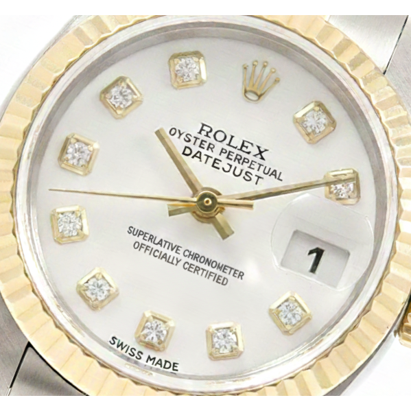 Diamante Rolex -carati Gold – vista laterale
