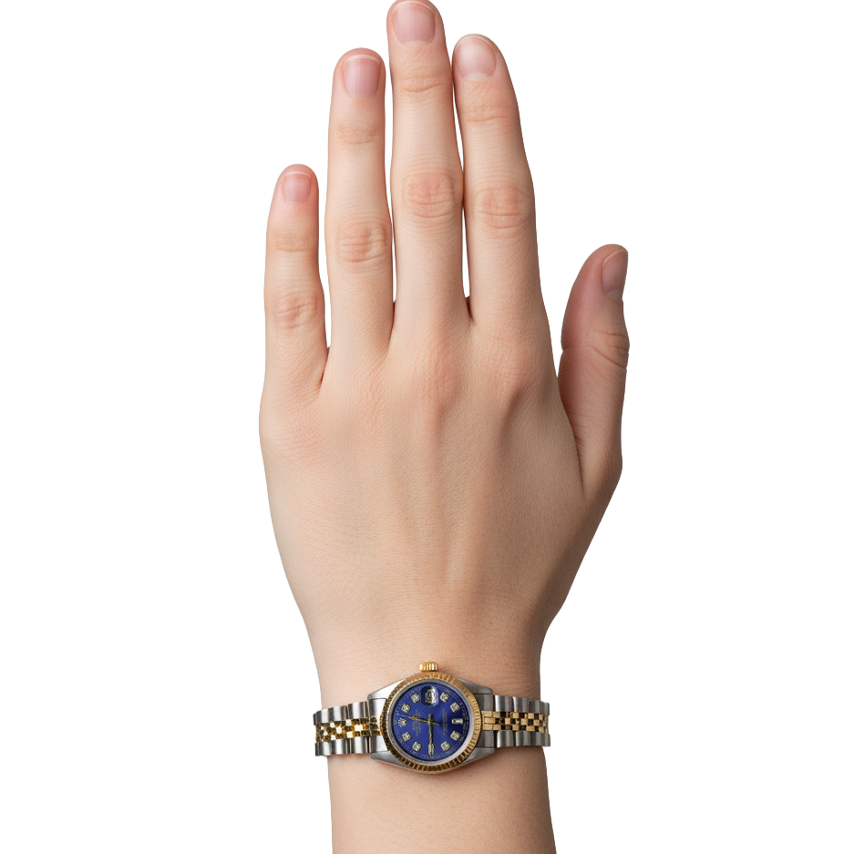 Diamante Fine Rolex -carati Gold – vista posteriore
