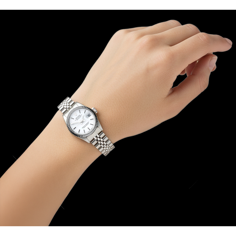 Perla Rolex -carati Stainless Steel – vista dall'alto