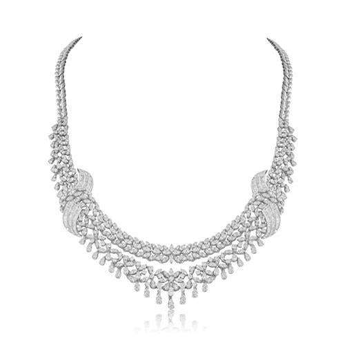 Like La Belle Epoque Jewelry Collana Da Donna Con Naturale Diamanti A Taglio Rotondo Da 78 Ct