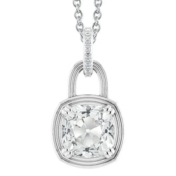 Di lusso Diamante Fine Pendente a Goccia 5 carati