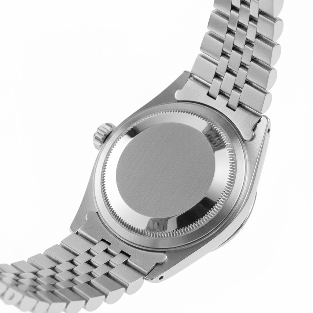 Lunetta argento quadrante con diamanti Rolex Datejust orologio da donna cinturino acciaio inossidabile