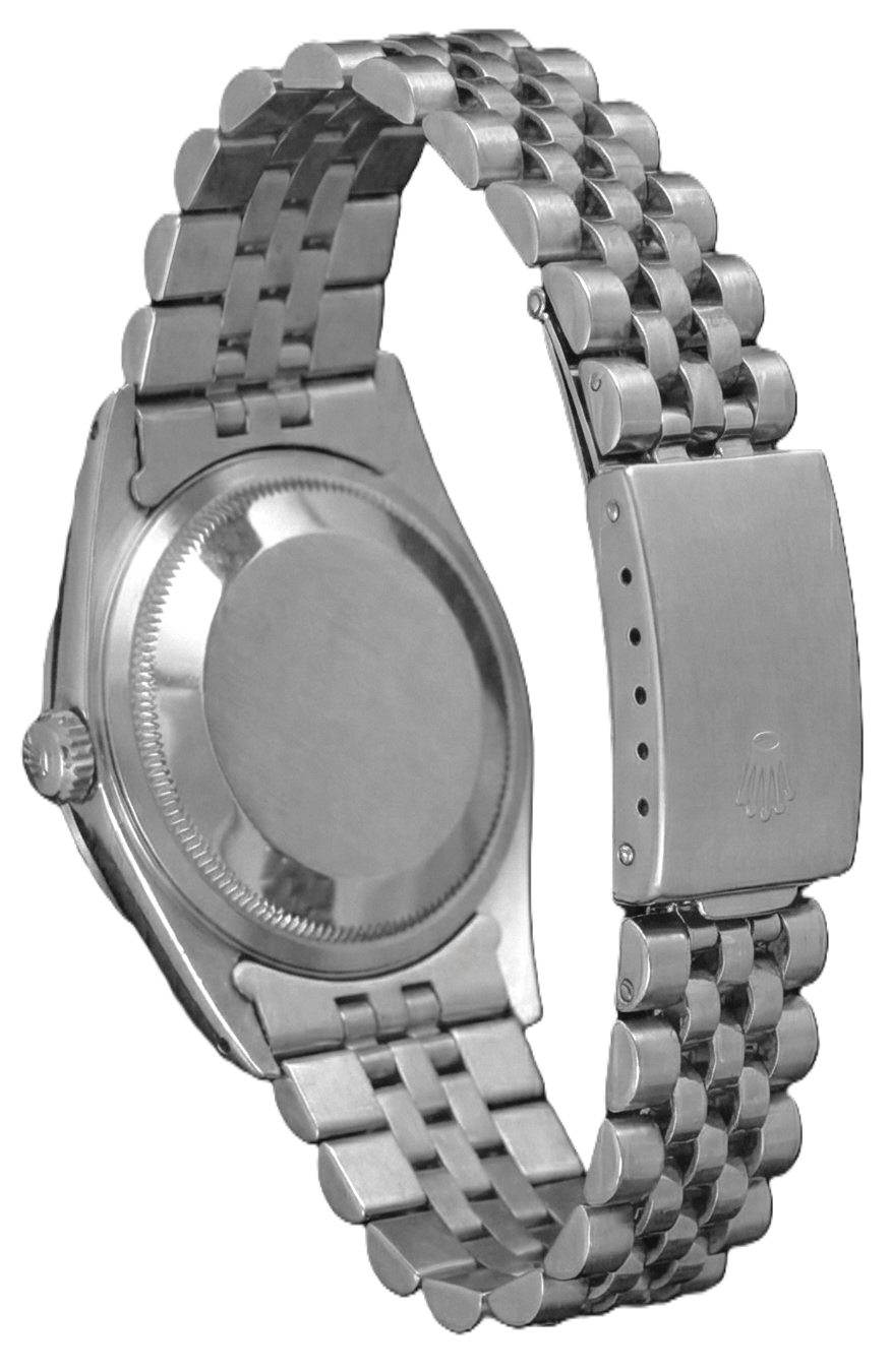 Lunetta argento quadrante con diamanti Rolex Datejust orologio da donna cinturino acciaio inossidabile