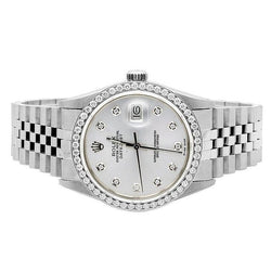 Lunetta giubileo Bracciale Acciaio inossidabile Orologio Rolex Datejust da uomo Diamante