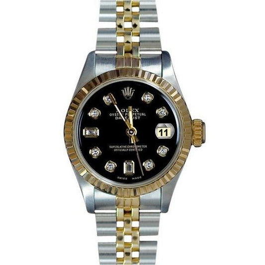 Lunetta scanalata Rolex in acciaio inossidabile