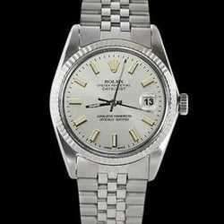 Lunetta scanalata quadrante bianco con bastoncino Rolex da uomo Bracciale Jubilee in acciaio inossidabile Rolex impostazione rapida