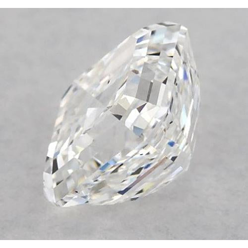 Diamante Asscher sciolto, taglio F/VVS1, 4 carati, taglio ottimo