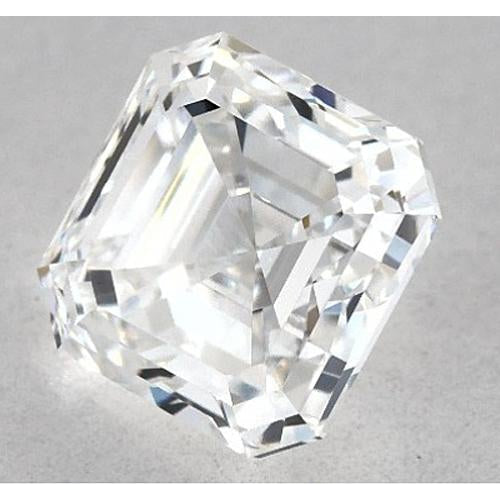 Diamante Asscher da 4,25 carati, sciolto, taglio F/VS1, molto buono