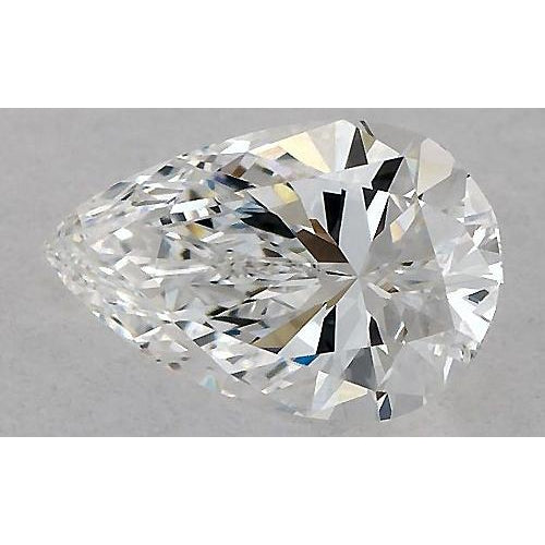 Diamante a pera da 4 carati, sciolto, taglio E, VVS1, taglio Very Good
