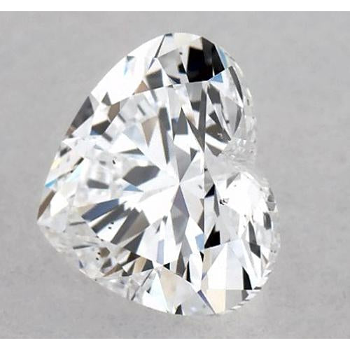 Taglio Cuore Diamante anello in Gold – vista frontale