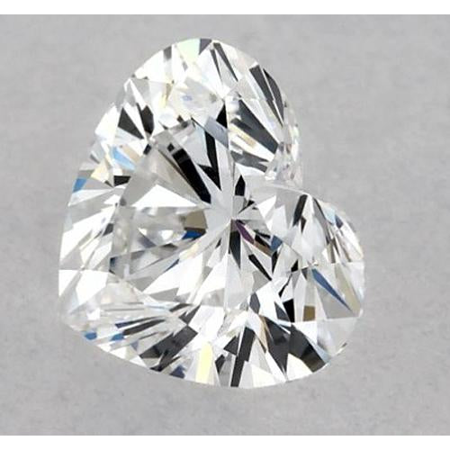 Forma Cuore Diamante anello in Gold – vista frontale