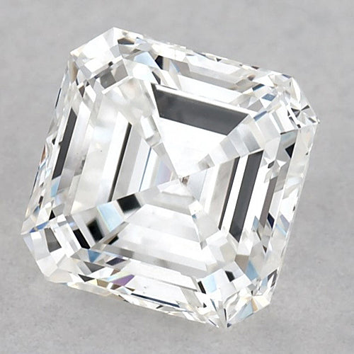 Diamante Asscher da 3 carati, sciolto, colore F, purezza VVS1, taglio Very Good