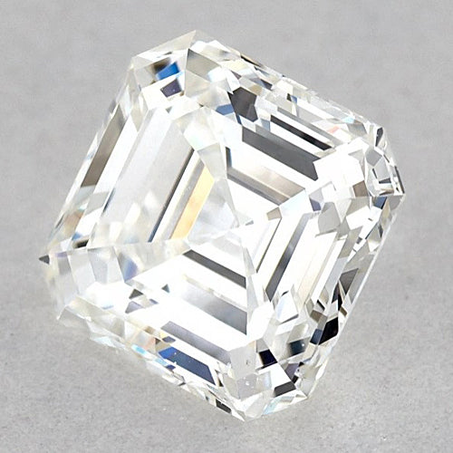 Diamante Asscher da 1,75 carati, sciolto, taglio E-VVS1, taglio Very Good