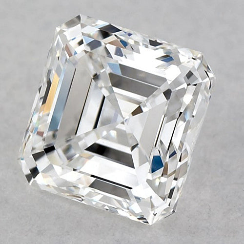 Diamante Asscher naturale estratto dalla terra, sciolto da 1,5 carati, taglio F/VS1, molto buono