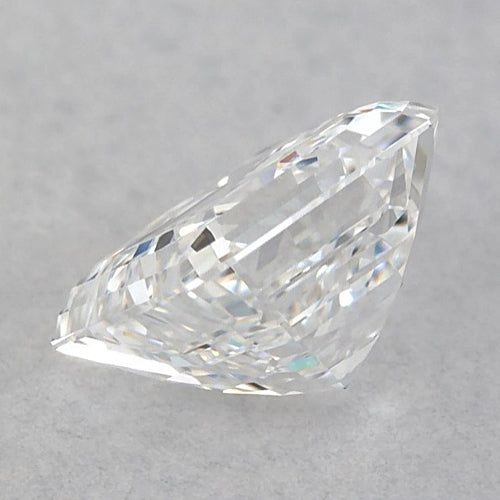 Diamante Asscher naturale estratto dalla terra, sciolto da 1,5 carati, taglio F/VS1, molto buono