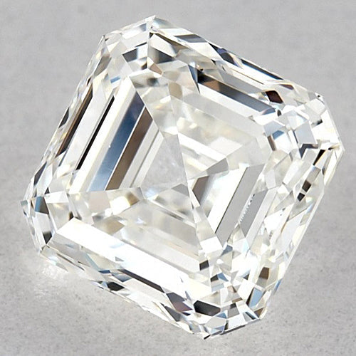 Diamante Fine Asscher Diamante Sciolto in Gold – vista frontale