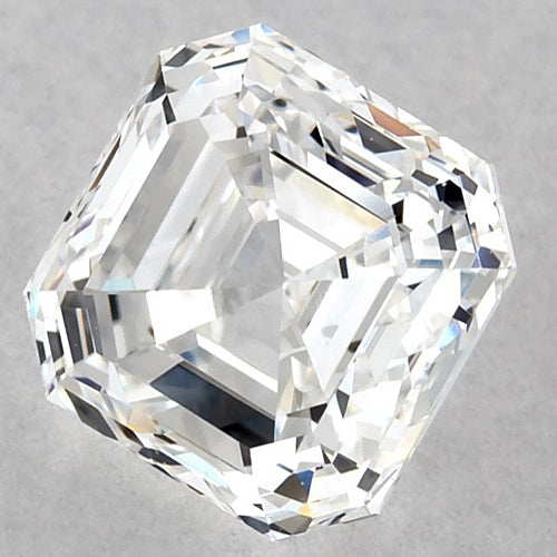 Diamante Asscher naturale da 1 carato, estratto dalla terra, taglio F vs 1, taglio Very Good