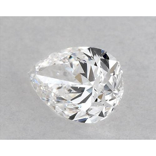 Diamante a pera da 2,5 carati, sciolto, taglio F/VVS1, taglio ottimo