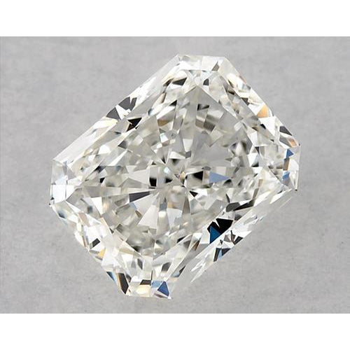 Diamante radiante da 1,25 carati, sciolto, taglio F contro 1, taglio molto buono