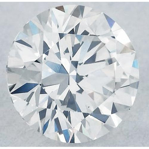 Taglio Rotondo Diamante anello in Gold – vista frontale