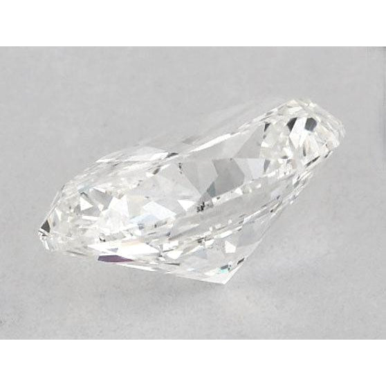 Diamante ovale da 2,5 carati, sciolto, taglio F/VS1, molto buono