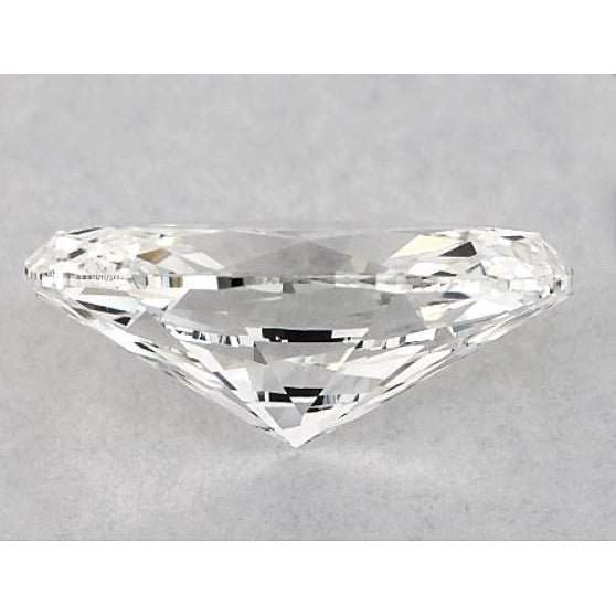 3,75 carati, diamante ovale sciolto, taglio F-VVS1, taglio ottimo