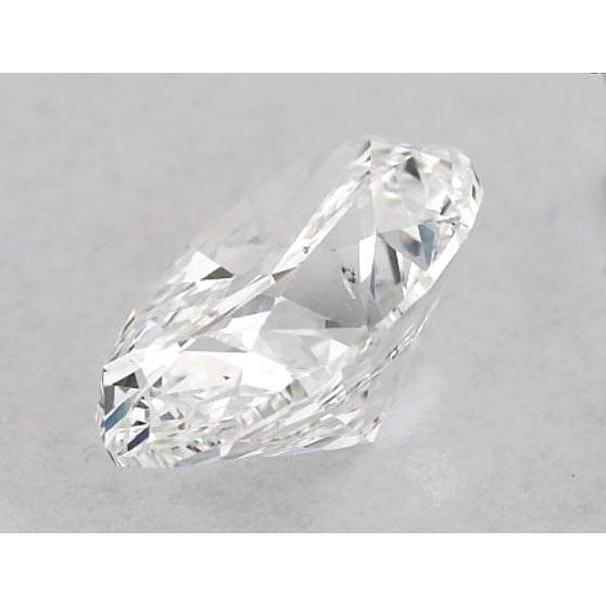 Diamante ovale da 2 carati, sciolto, taglio F/VS1, molto buono