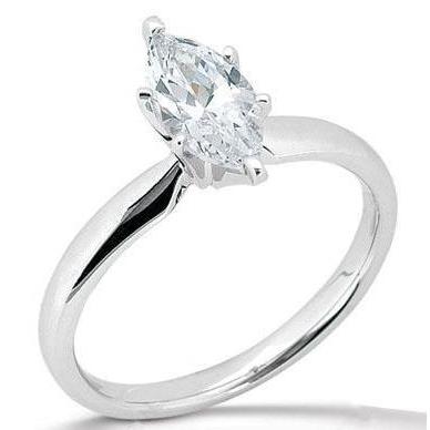 Marchesa 2,01 Ct. Anello Di fidanzamento Con Genuino Diamante